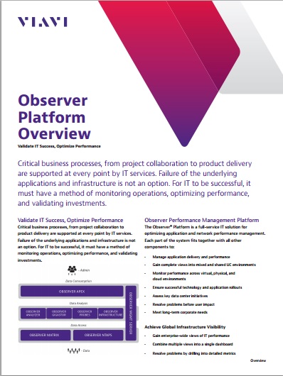 Observer Platform Overview
