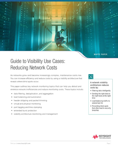 Guide to Visibility Use Cases: Reducing Network Costs